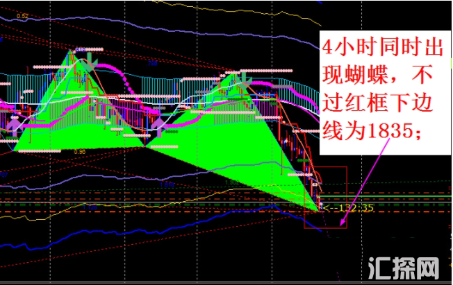 外汇MT4指标 蝴蝶指标及使用记录