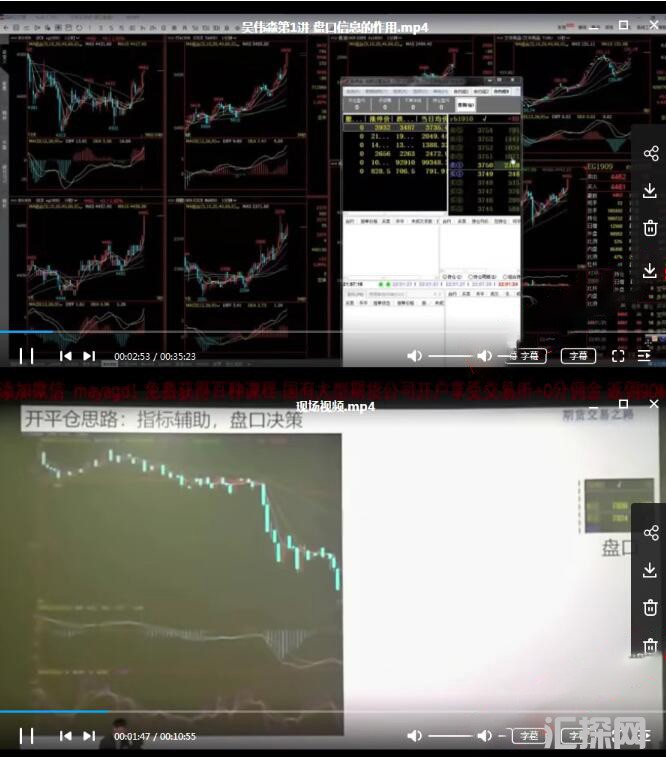 吴伟淼期货盘口解读 期货培训视频教程 日内交易系统