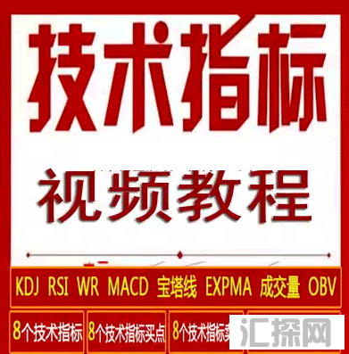 外汇期货股票技术指标kdj rsi wr macd expma 成交量 obv 宝塔线视频教程