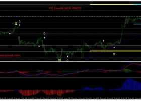 MT4下载 FX Levels with MACD 趋势反转 外汇交易系统